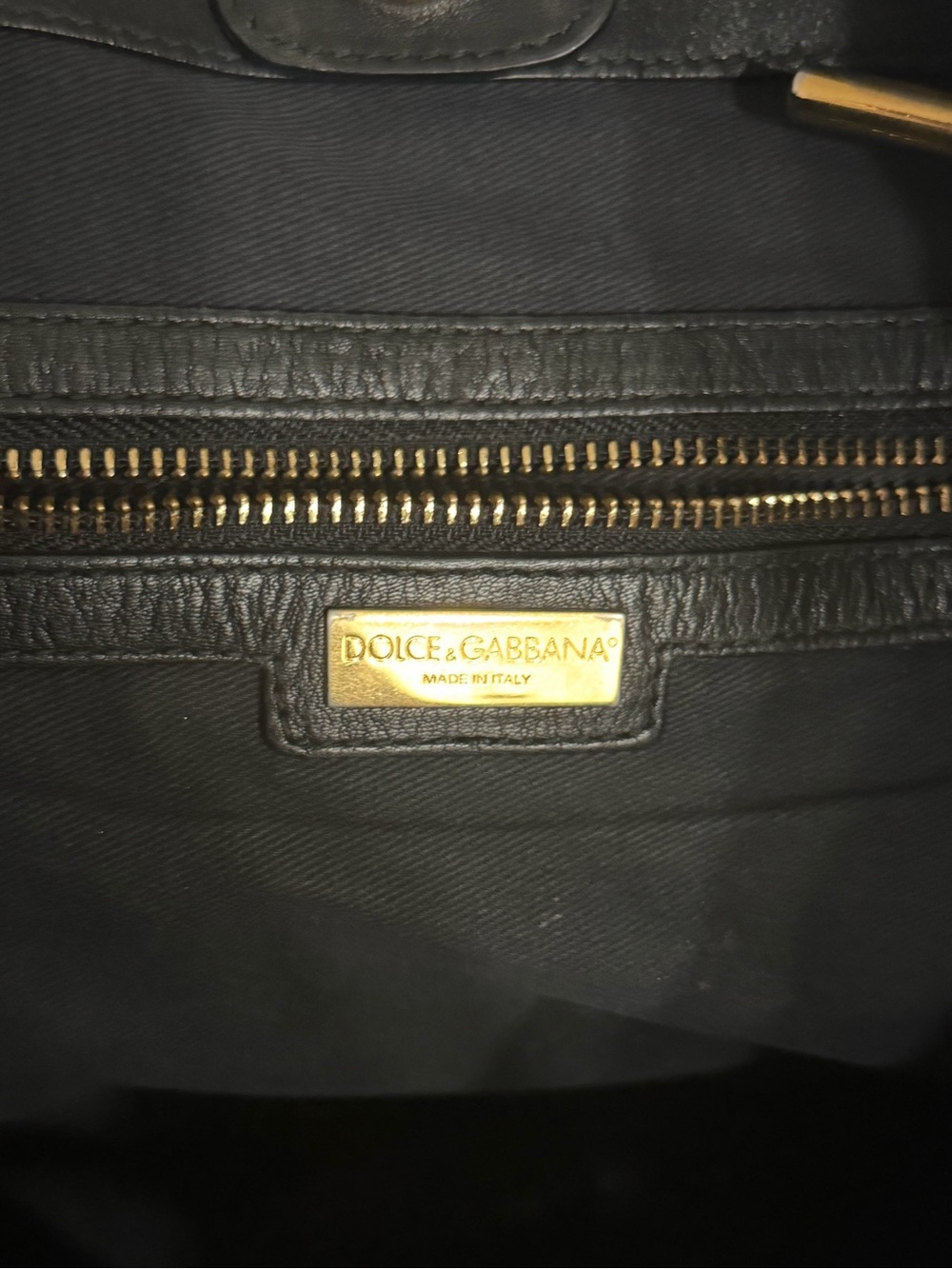 Dolce & Gabbana Leopard Print Chain Tote - Brown & Black - Picture 6 of 7